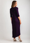 Joseph Ribkoff Wrap Pencil Midi Dress, Blackcurrant