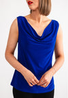 Joseph Ribkoff Cowl Neck Camisole, Blue