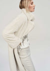 Joseph Ribkoff Faux Fur Coat, Cream