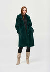 Joseph Ribkoff Faux Fur Coat, Absolute Green