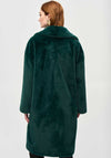 Joseph Ribkoff Faux Fur Coat, Absolute Green