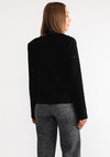 Joseph Ribkoff Sequin Knit Blazer, Black