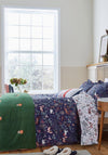 Joules Sleep Bright Double Duvet Cover Set, Navy