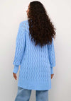 Kaffe Lena Knit Cardigan, Vista Blue