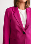 Kaffe Askura Blazer, Fuchsia Pink