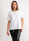 Kaffe Failla Graphic Back T-Shirt, Optical White