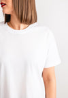 Kaffe Failla Graphic Back T-Shirt, Optical White