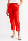 KAFFE Kasakura Cropped Trousers, Fiery Red