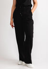 Kaffe Jenny Straight Leg Trousers, Deep Black