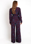 Kameya Polka Dot Wide Leg Jumpsuit, Plume