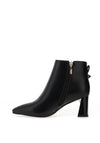 Kate Appleby Barnes Stud Detail Heeled Ankle Boots, Black