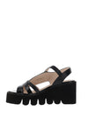 Kate Appleby Carnchatham Multi Strap Platform Sandals, Schwarz Mix