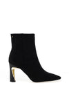 Kate Appleby Carnforth Faux Suede Heeled Ankle Boots, Black