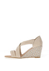 Kate Appleby Lerwick Wedged Sandals, Creme Twist