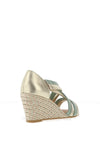 Kate Appleby Lerwick Wedged Sandals, Lichen Split