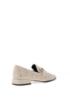 Kate Appleby Peniston Studded Buckled Loafers, Cream