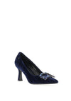 Kate Appleby Tawtan Velvet Embellished Heels, Navy