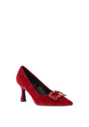 Kate Appleby Tawtan Velvet Embellished Heels, Red