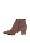 Kate Appleby Tynan Embellished Heeled Ankle Boots, Taupe