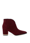 Kate Appleby Tynan Embellished Heeled Ankle Boots, Wine