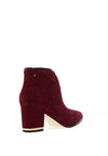 Kate Appleby Tynan Embellished Heeled Ankle Boots, Wine