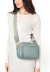 Katie Loxton Hallie Geo Strap Crossbody Bag, Duck Egg Blue