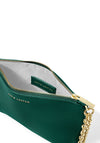 Katie Loxton Astrid Chain Clutch Bag, Emerald Green