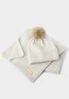 Katie Loxton With Love Hat and Scarf Gift Set, Light Sand