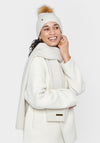 Katie Loxton With Love Hat and Scarf Gift Set, Light Sand