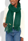 Katie Loxton Blanket Scarf, Emerald Green