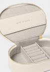 Katie Loxton Oval Jewellery Box, Off White