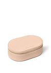 Katie Loxton Oval Jewellery Box, Nude Pink