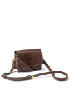 Katie Loxton Orla Mini Faux Croc Crossbody Bag, Chocolate