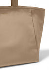 Katie Loxton Nylon-Luxe Oversized Tote Bag, Taupe