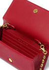 Katie Loxton Rubi Crossbody Chain Purse, Garnet Red