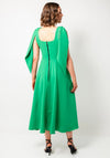 Kevan Jon Nancy Flare Long Dress, Emerald Green