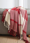 Laura Ashley Dylan Cotton Throw, Terracotta