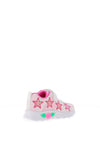 Lelli Kelly Denise Light Up Velcro Trainers, White Multi