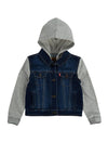 Levi’s Baby Boy Hooded Denim Jacket, Indigo Dusk