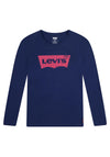 Levi’s Girls Batwing Long Sleeve Top, Navy