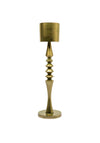 Light & Living Mistry Tall Candle Holder, Gold