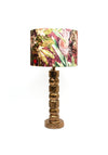 Light & Living Geo Textured Akti Table Lamp, Gold