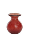 Light & Living Textured Ozark Vase, Milky Coral