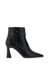 Lodi Rosire Studded Heeled Ankle Boots, Black