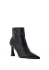 Lodi Rosire Studded Heeled Ankle Boots, Black