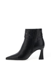 Lodi Rosire Studded Heeled Ankle Boots, Black