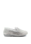 Lunar Elegance Frito Mink Faux Fur Slippers, Grey