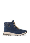 Lunar Jett Waterproof Lace Up Comfort Boots, Mid Blue