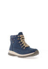 Lunar Jett Waterproof Lace Up Comfort Boots, Mid Blue