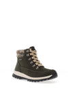 Lunar Jett Waterproof Lace Up Comfort Boots, Olive Green